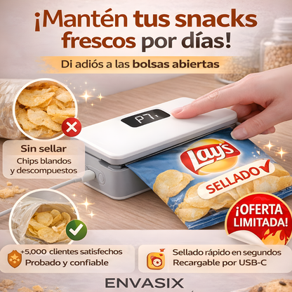 ENVASIX™ | Snacks frescos por más tiempo
